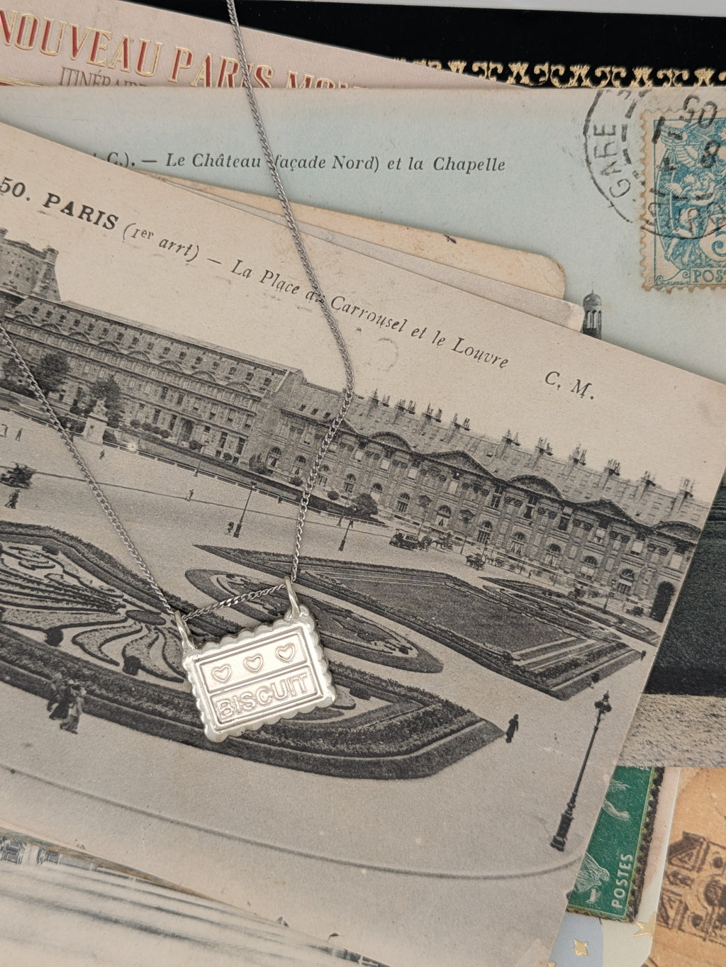 Le Collier Biscuit En Argent